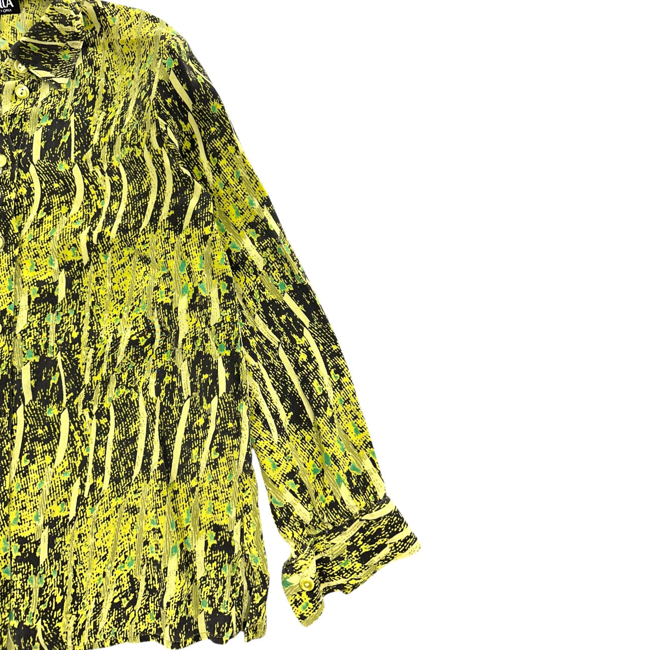 Vintage 90s Raffinalla Abstract Print Blouse