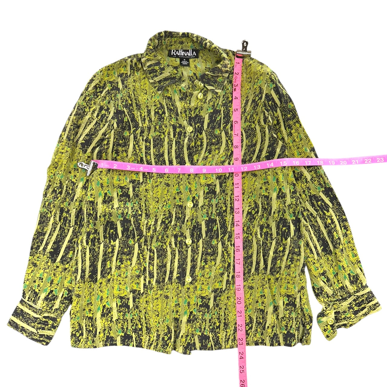 Vintage 90s Raffinalla Abstract Print Blouse