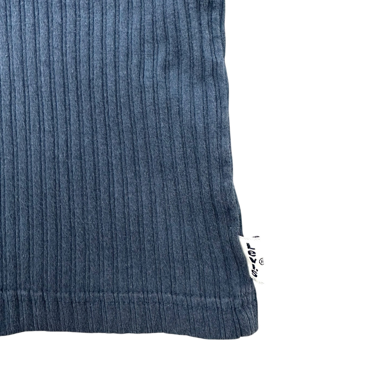 Vintage 90s Levi’s Blue Ribbed Scoop Neck Baby Tee