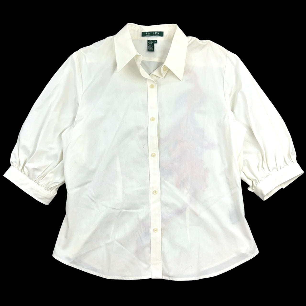 Vintage Lauren Ralph Lauren Peacock Embroidered Blouse