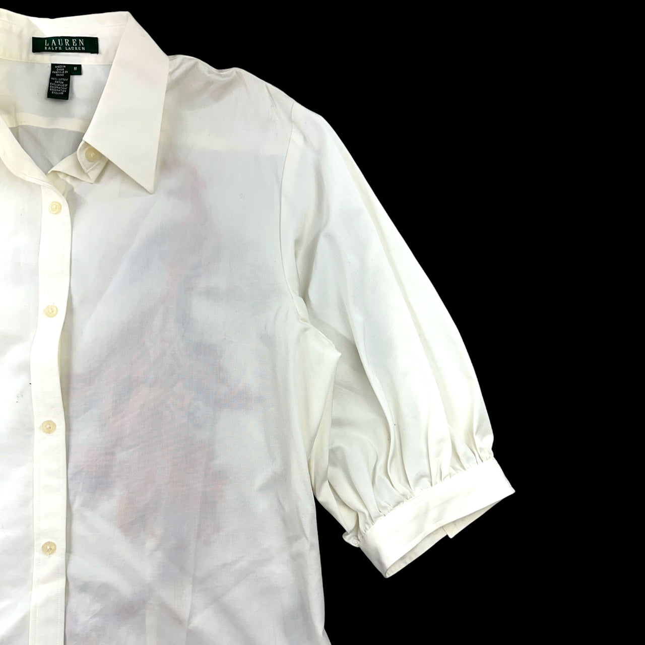 Vintage Lauren Ralph Lauren Peacock Embroidered Blouse