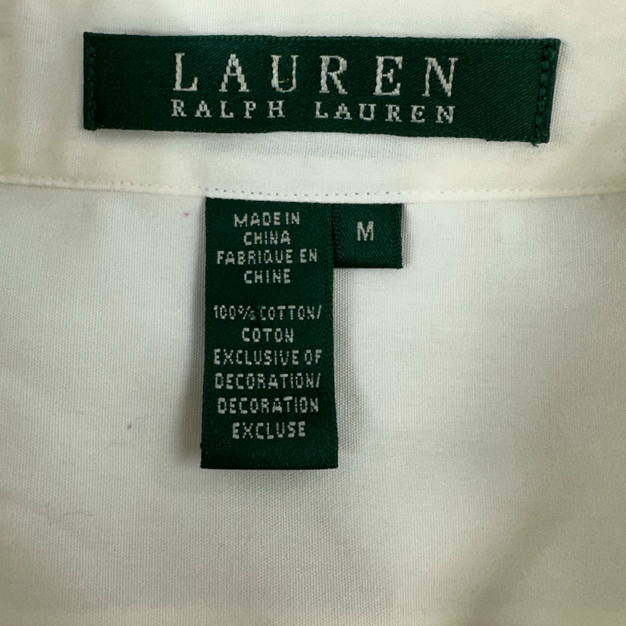 Vintage Lauren Ralph Lauren Peacock Embroidered Blouse