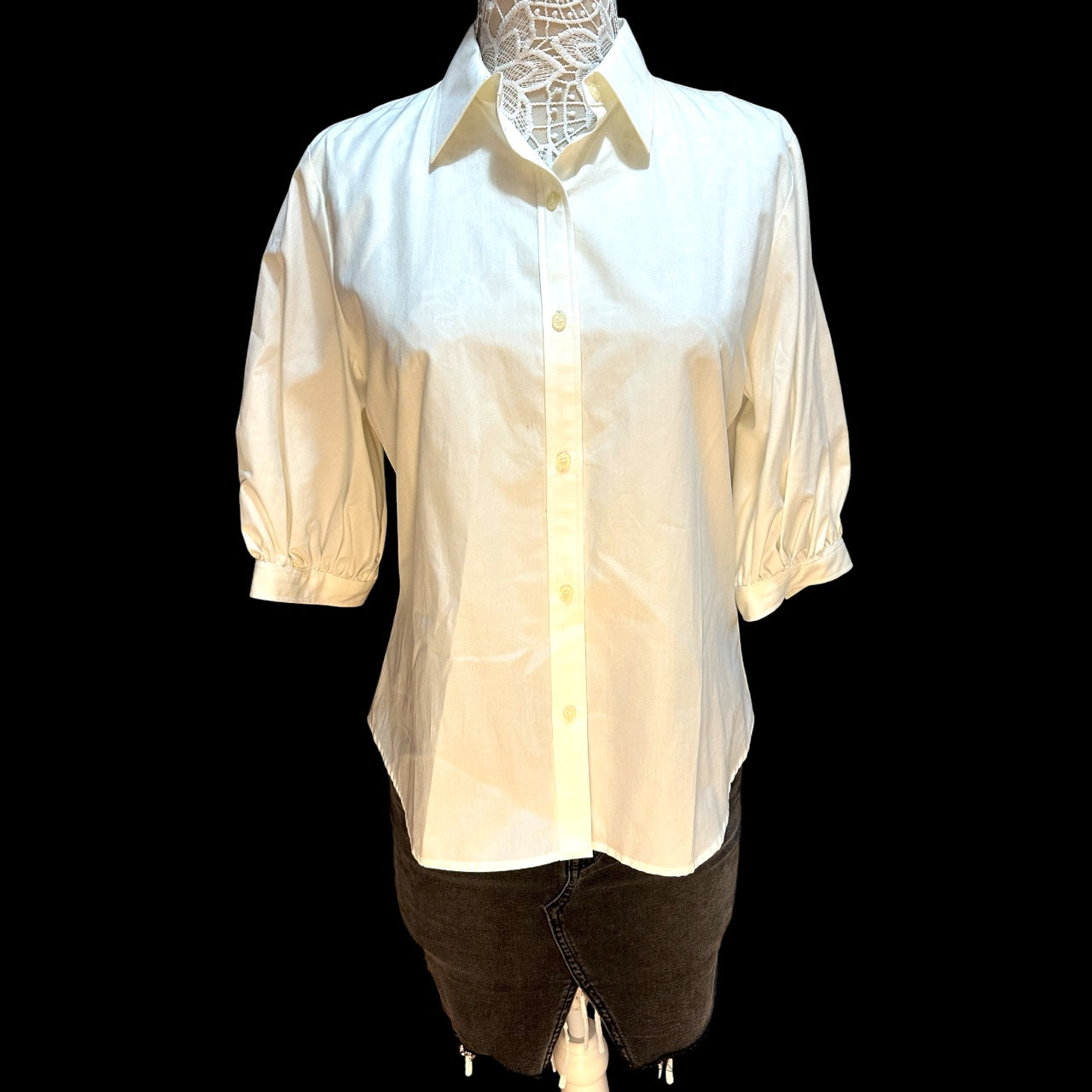 Vintage Lauren Ralph Lauren Peacock Embroidered Blouse