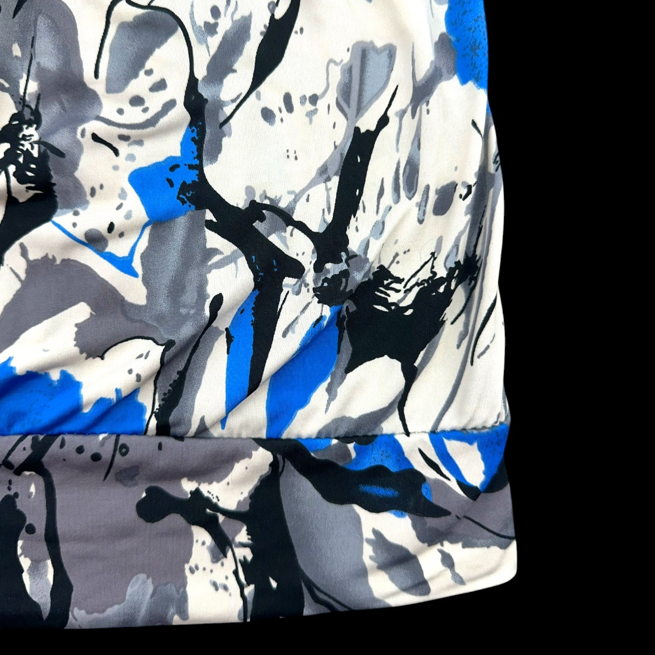 Vintage Y2K Wet Seal Blue Abstract Halter Top