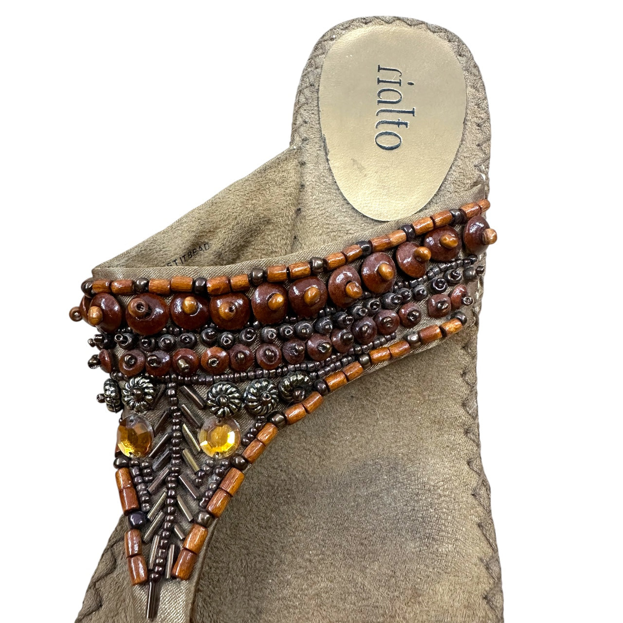 Vintage Rialto Brown Boho Kitten Heels