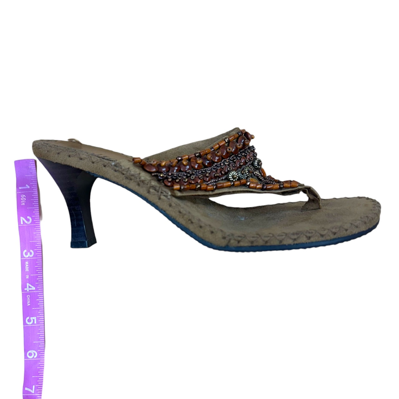 Vintage Rialto Brown Boho Kitten Heels