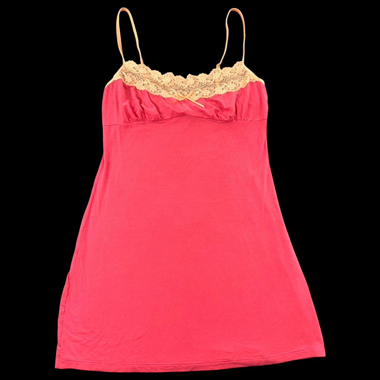 Vintage Victoria’s Secret Hot Pink Slip Dress