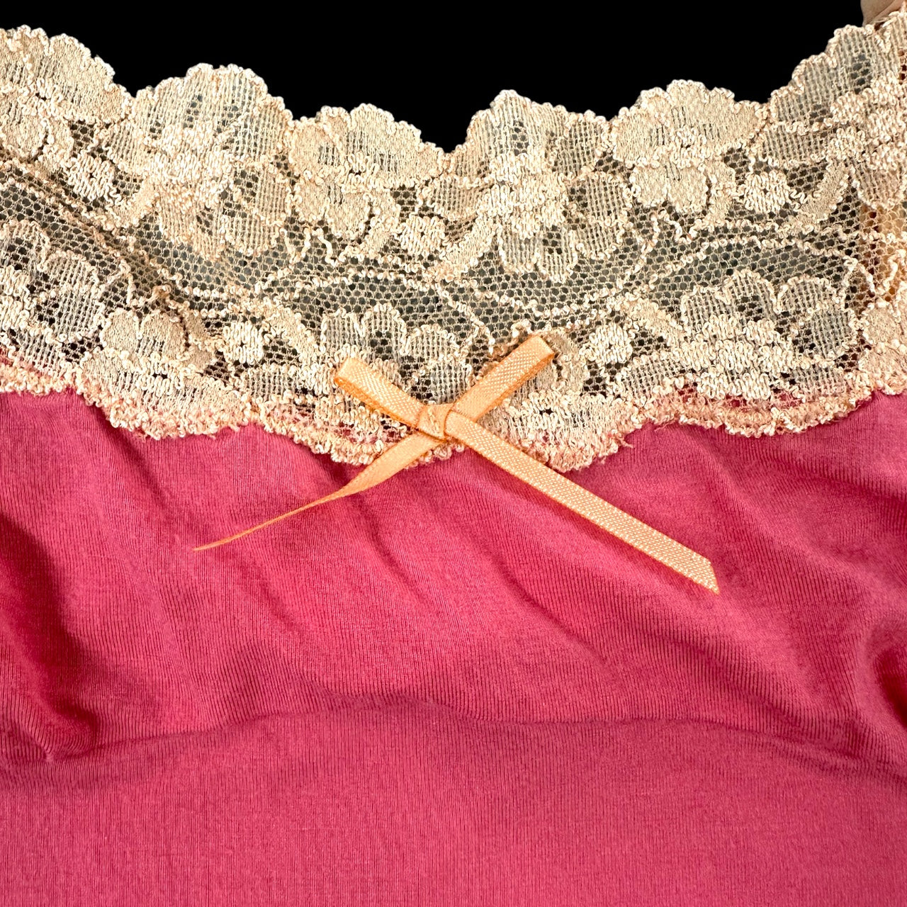 Vintage Victoria’s Secret Hot Pink Slip Dress
