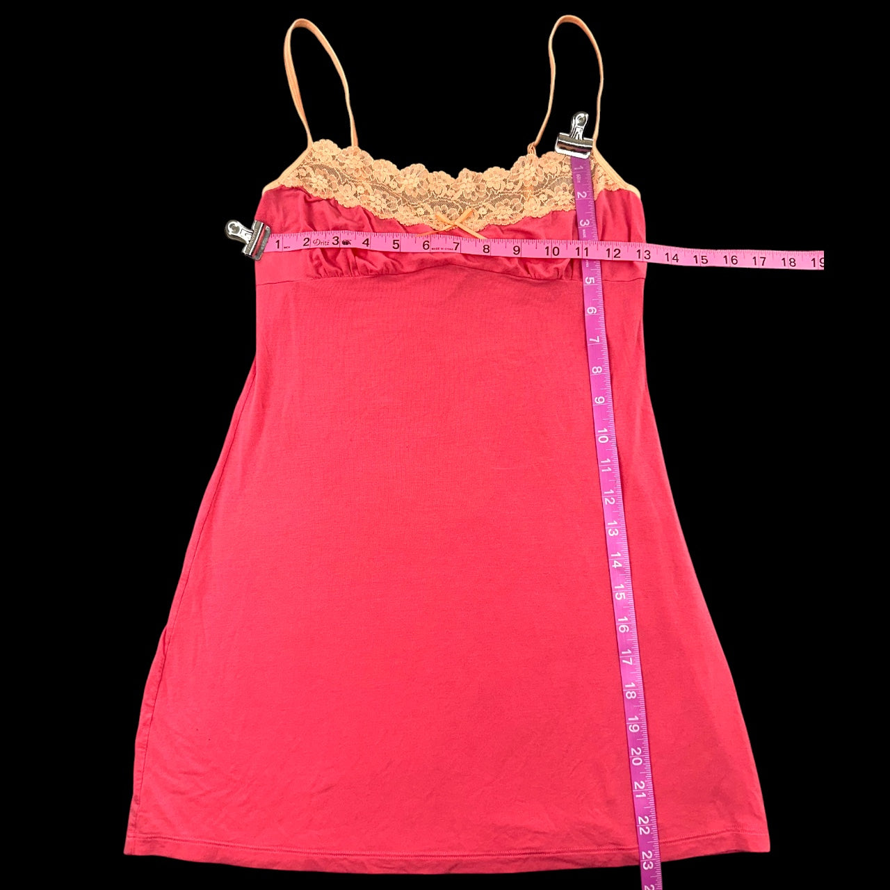 Vintage Victoria’s Secret Hot Pink Slip Dress