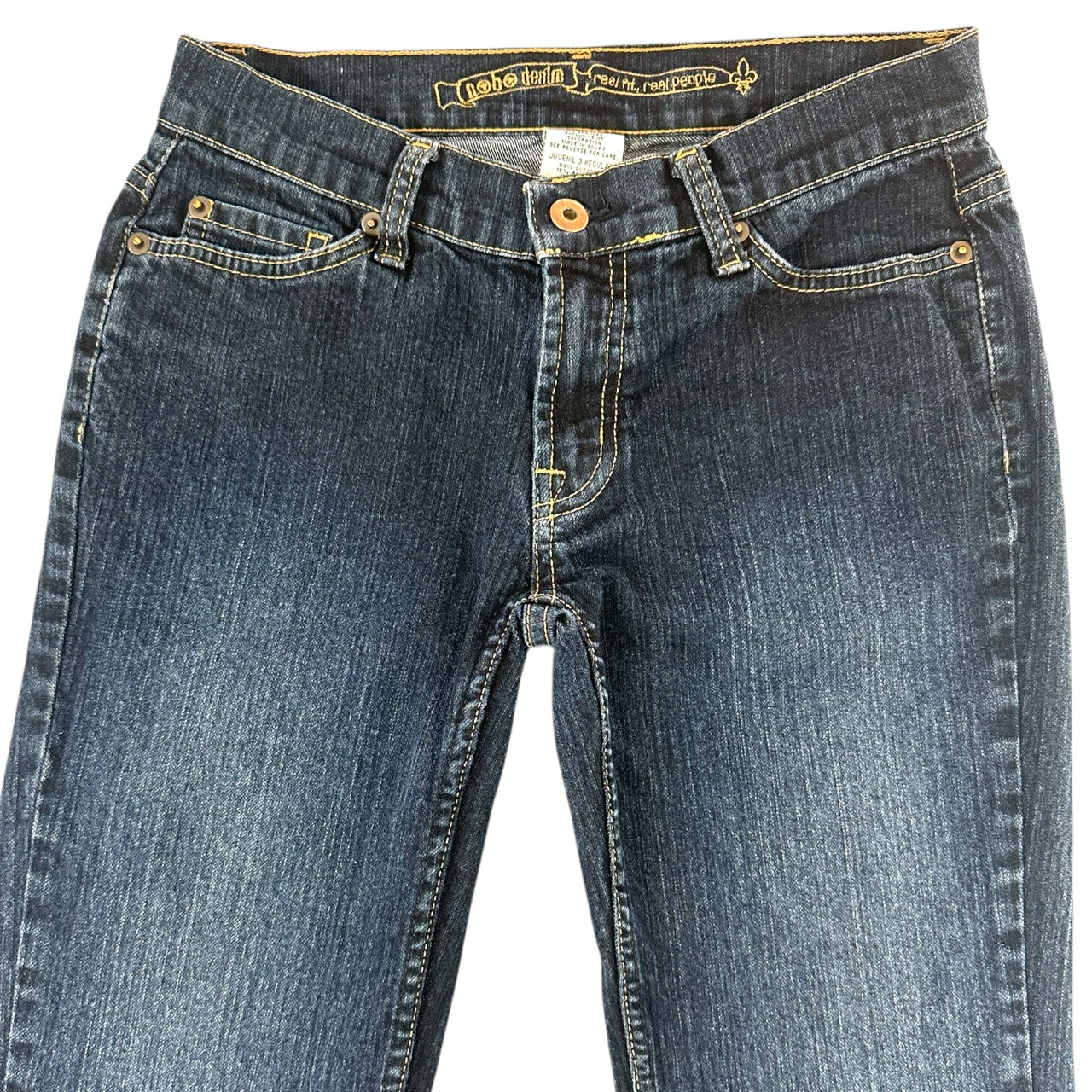 Vintage Y2K No Boundaries Dark Wash Bootcut Jeans