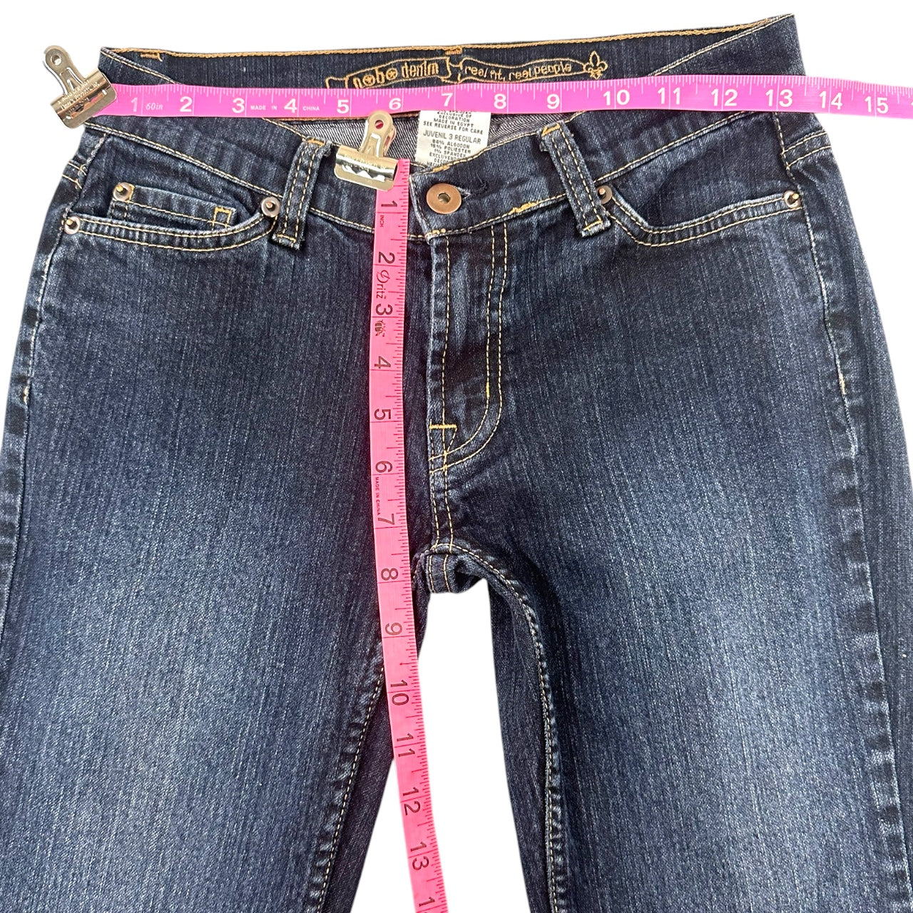 Vintage Y2K No Boundaries Dark Wash Bootcut Jeans