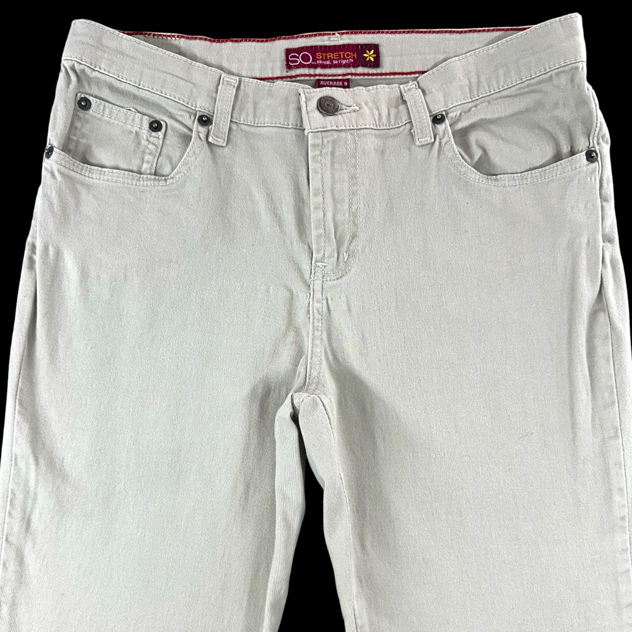 Vintage Y2K SO Khaki Mid Rise Flare Jeans
