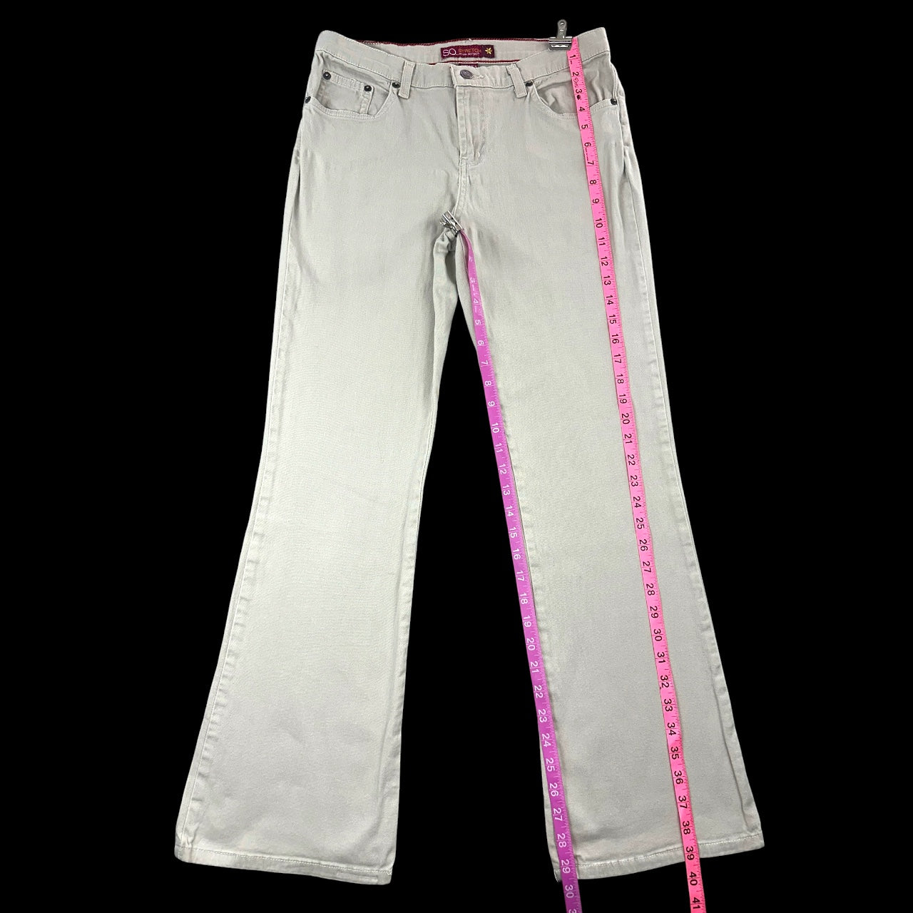 Vintage Y2K SO Khaki Mid Rise Flare Jeans