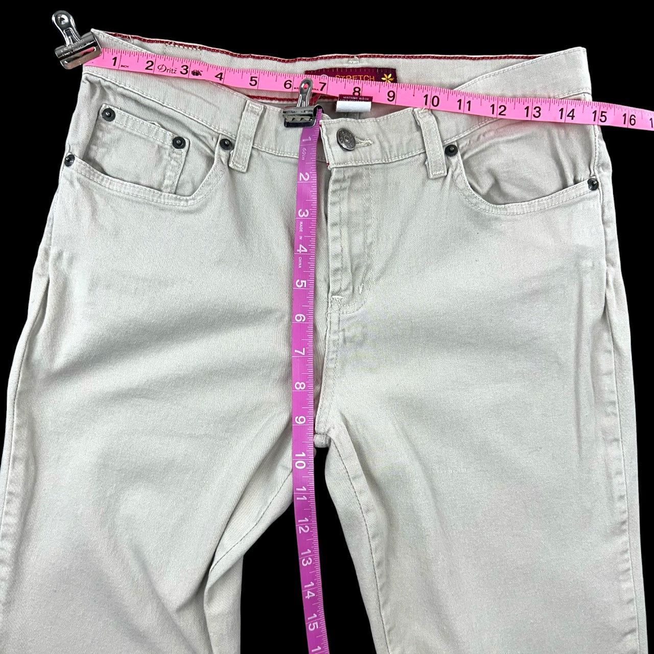 Vintage Y2K SO Khaki Mid Rise Flare Jeans