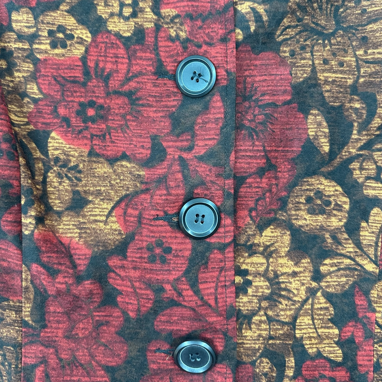 Vintage 90s Briggs New York Floral Tapestry Blazer