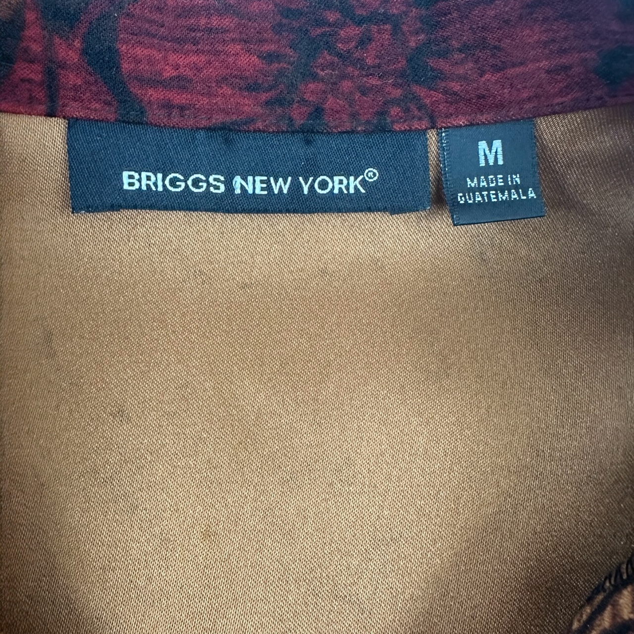 Vintage 90s Briggs New York Floral Tapestry Blazer