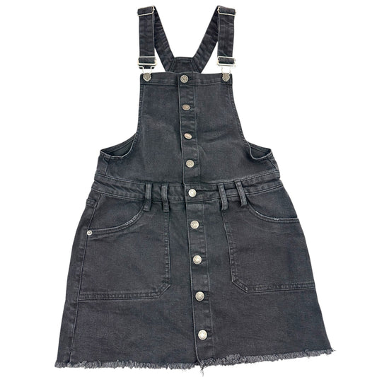 Vintage Y2K Arizona Jean Co Black Denim Overall Dress