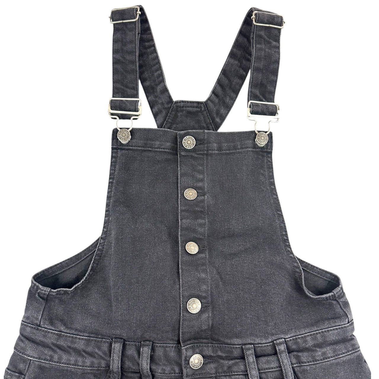 Vintage Y2K Arizona Jean Co Black Denim Overall Dress