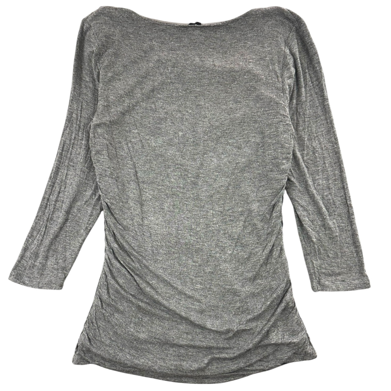 Vintage Y2K Maurices Heather Grey Cowl Neck Ruched Top