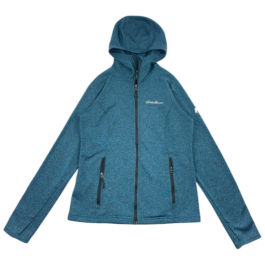 Gorpcore Eddie Bauer First Ascent Heathered Teal Fleece Hoodie