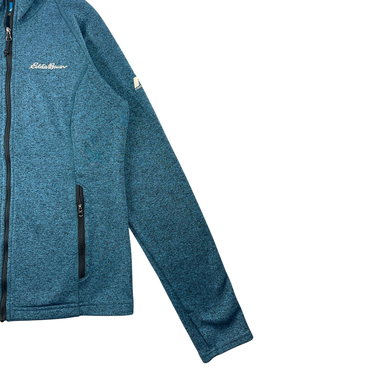 Gorpcore Eddie Bauer First Ascent Heathered Teal Fleece Hoodie