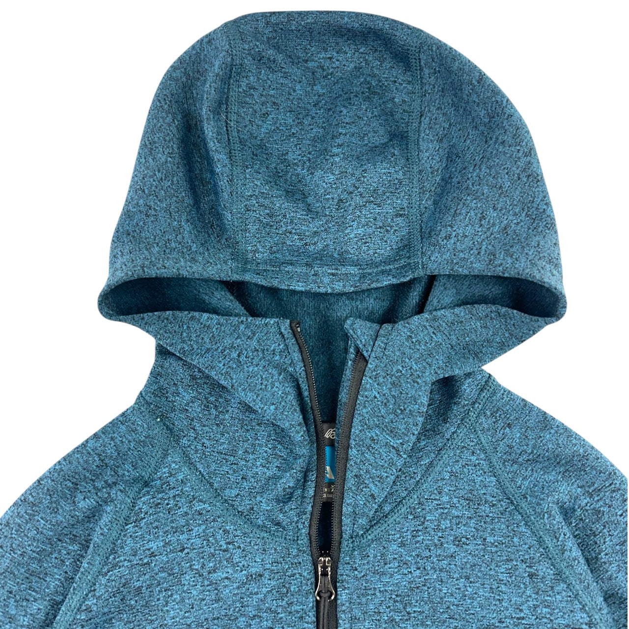 Gorpcore Eddie Bauer First Ascent Heathered Teal Fleece Hoodie
