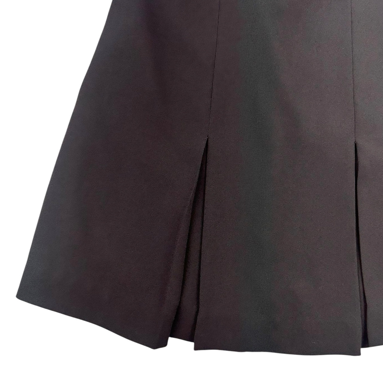 Vintage Black High Waisted Pleated Schoolgirl Skirt