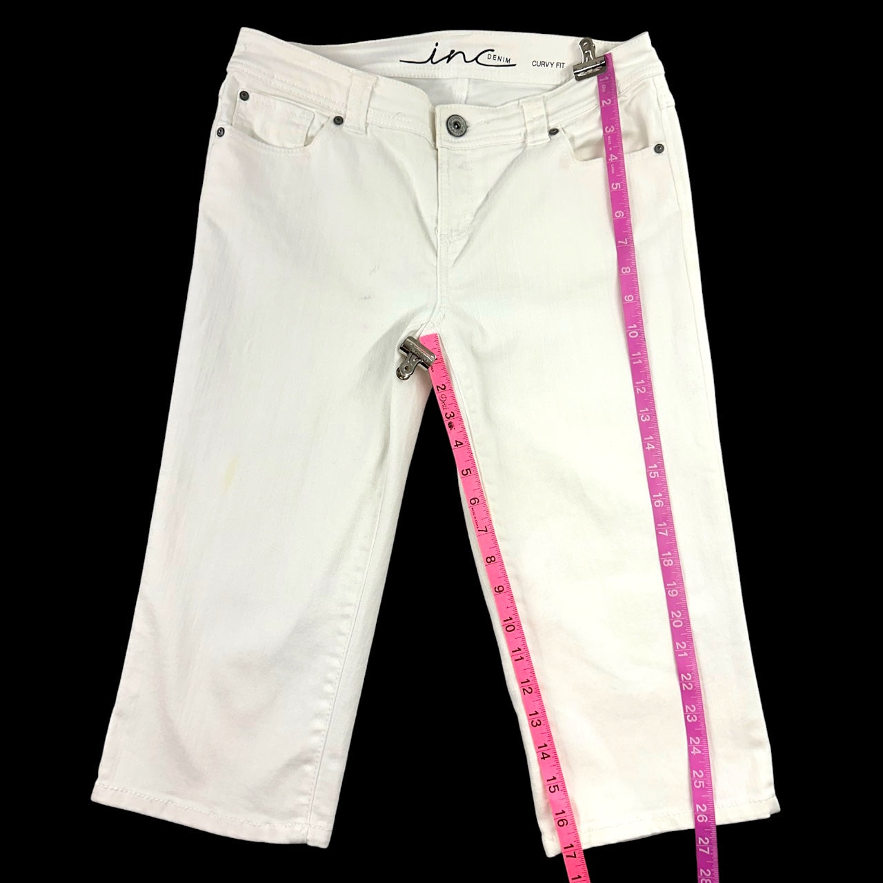 Y2K INC International Concepts White Curvy Fit Capris