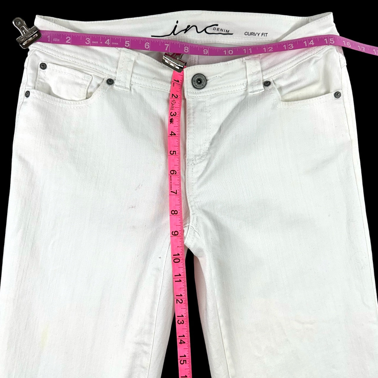 Y2K INC International Concepts White Curvy Fit Capris
