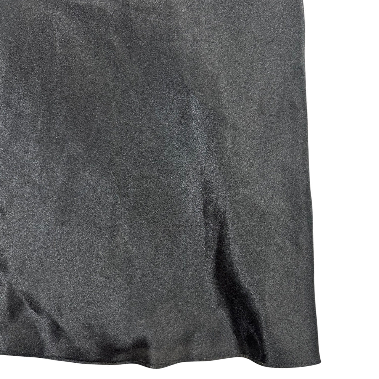 Vintage Morgan Taylor Black Satin Slip Dress