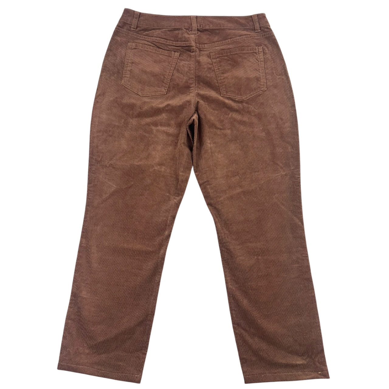 Coldwater Creek High Rise Brown Corduroy Straight Leg Pants