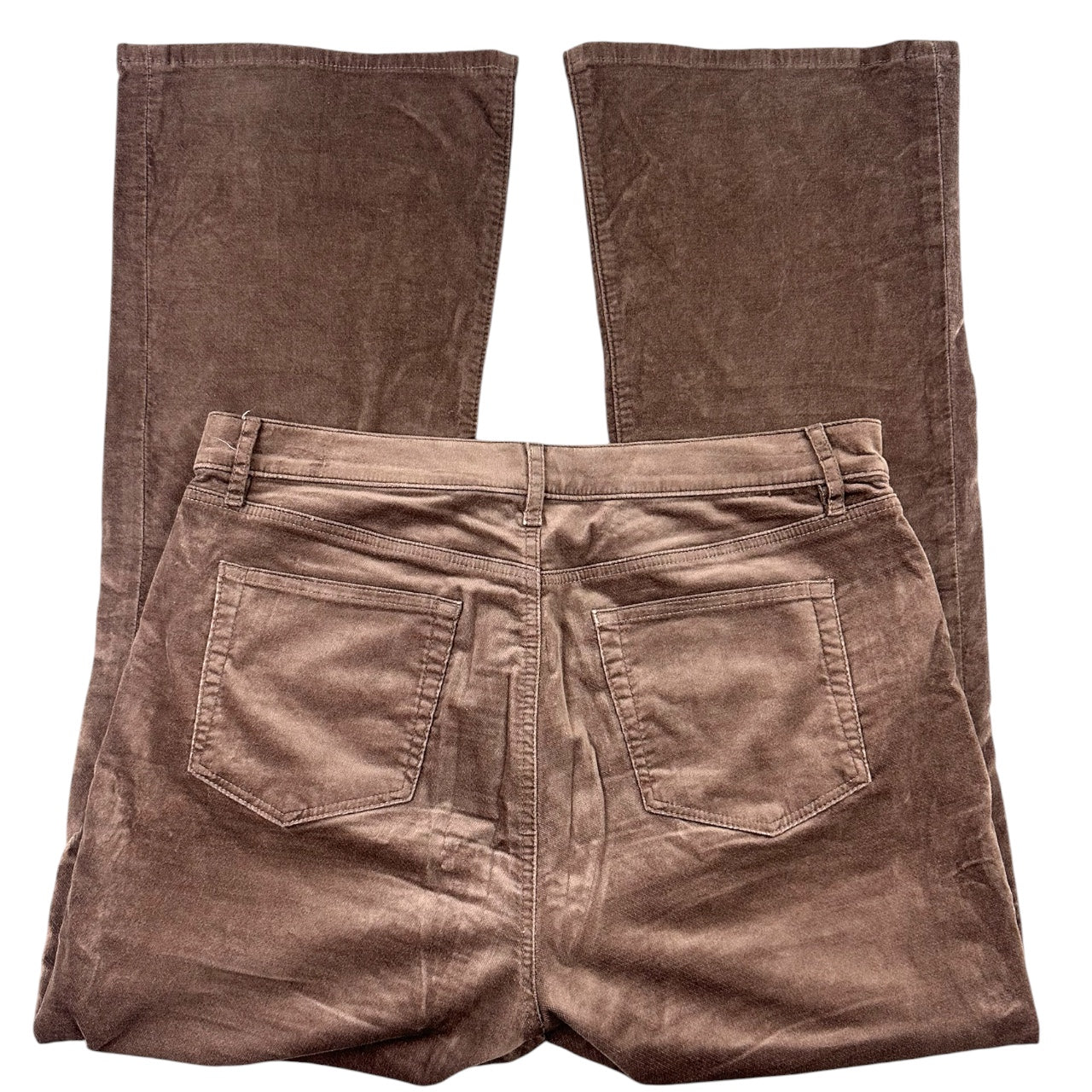 Y2K LOFT Chocolate Brown High Rise Flare Corduroy Pants