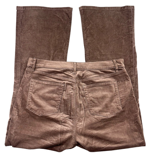 Y2K LOFT Chocolate Brown High Rise Flare Corduroy Pants