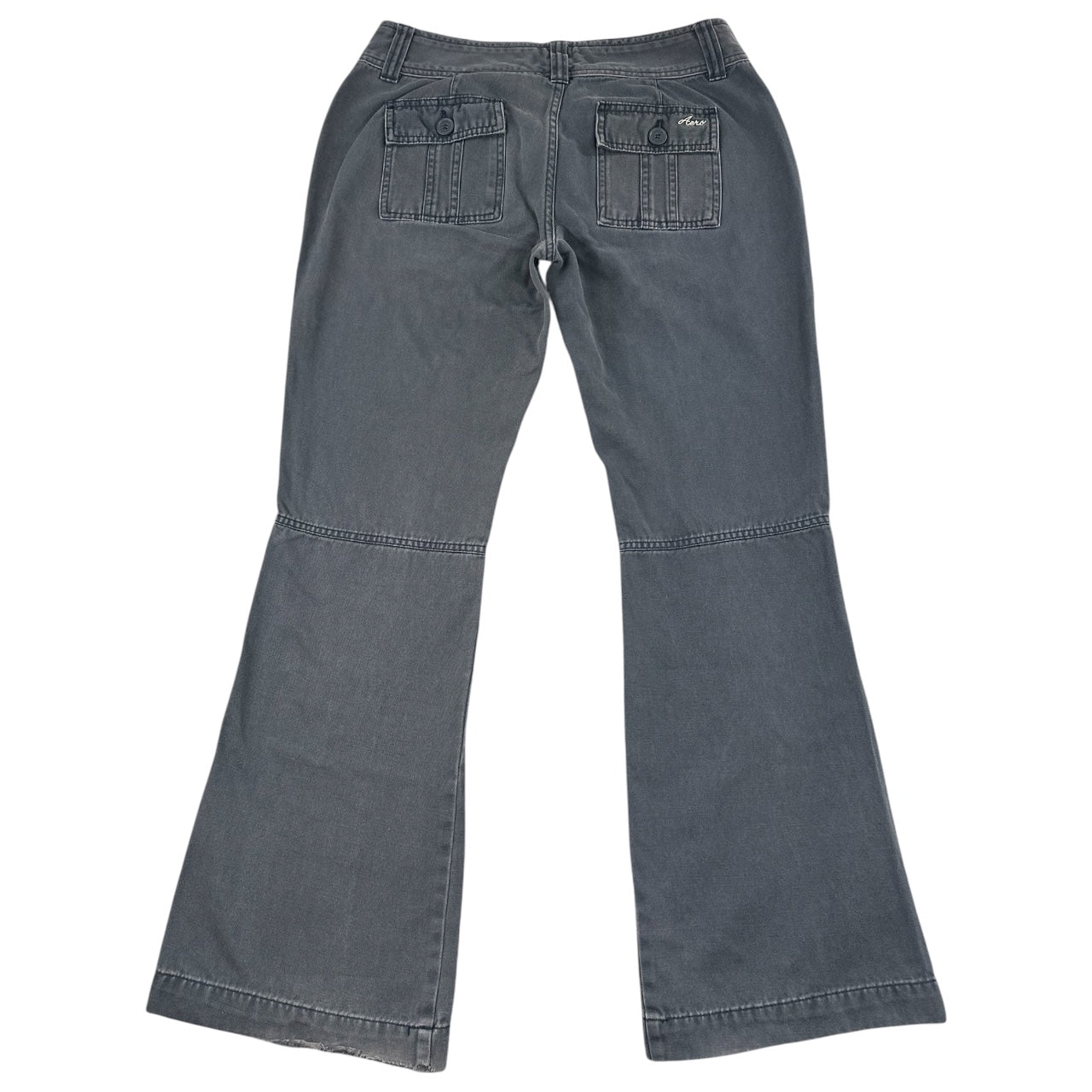 Vintage Aero Faded Charcoal Mid Rise Cargo Pants