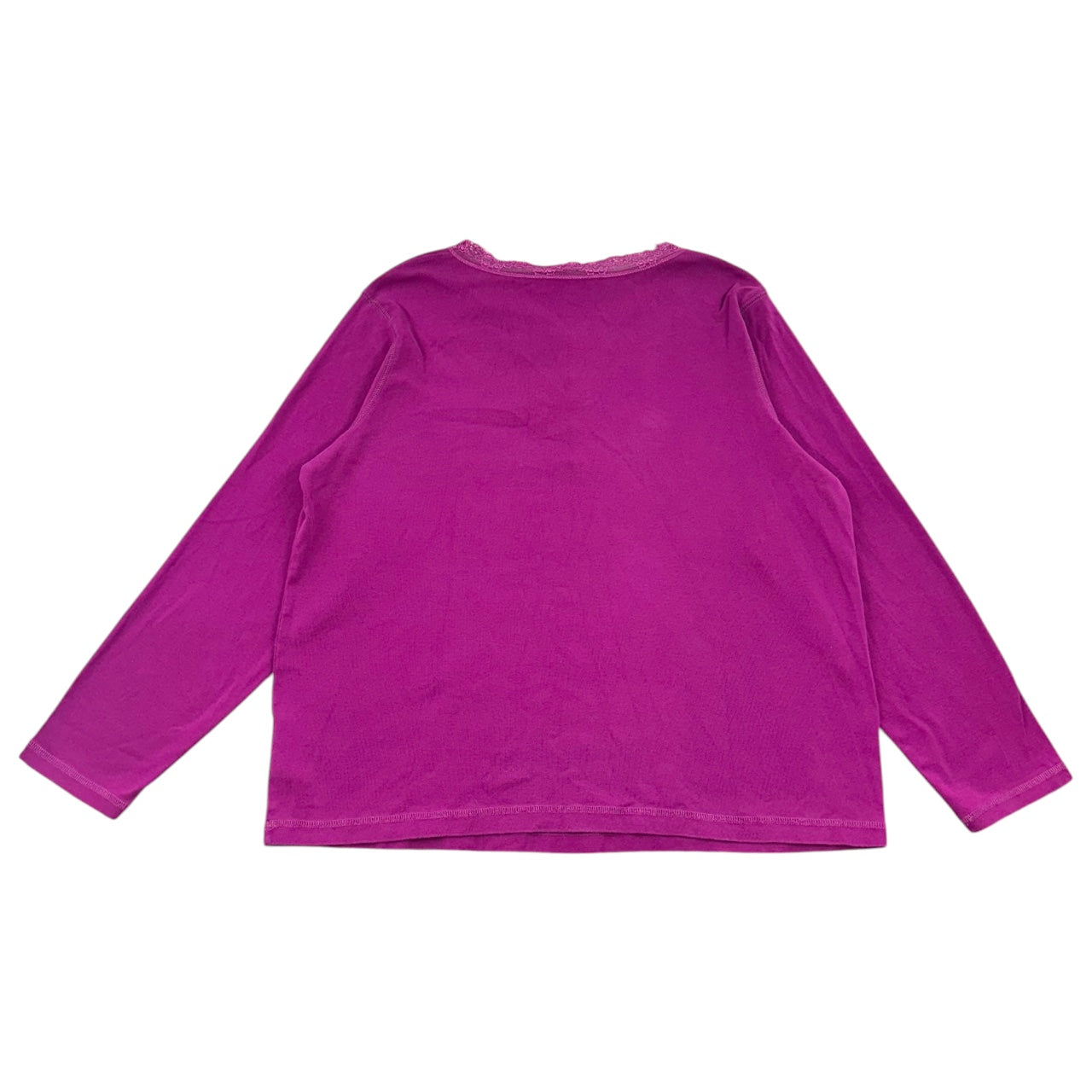 Vintage Jones New York Magenta Henley