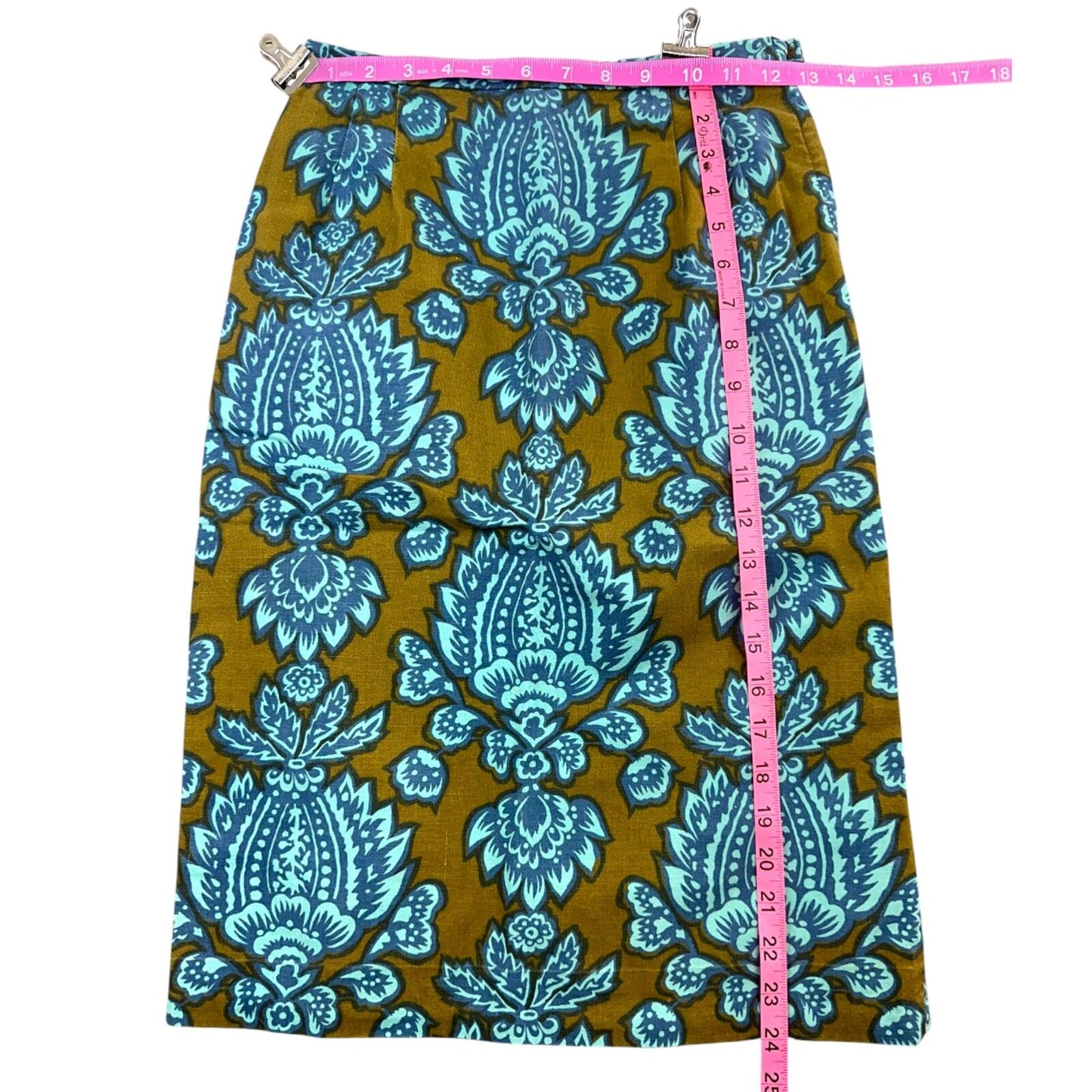 Majestic Vintage 70s Eclectic Grandpa Whimsigoth Blue Green Damask Tapestry