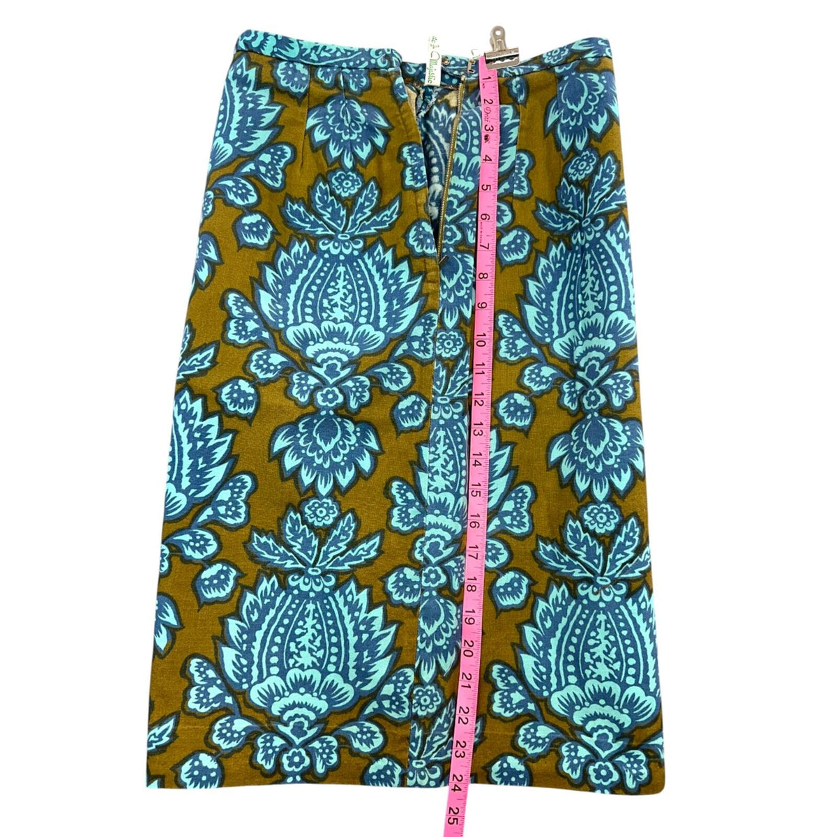 Majestic Vintage 70s Eclectic Grandpa Whimsigoth Blue Green Damask Tapestry