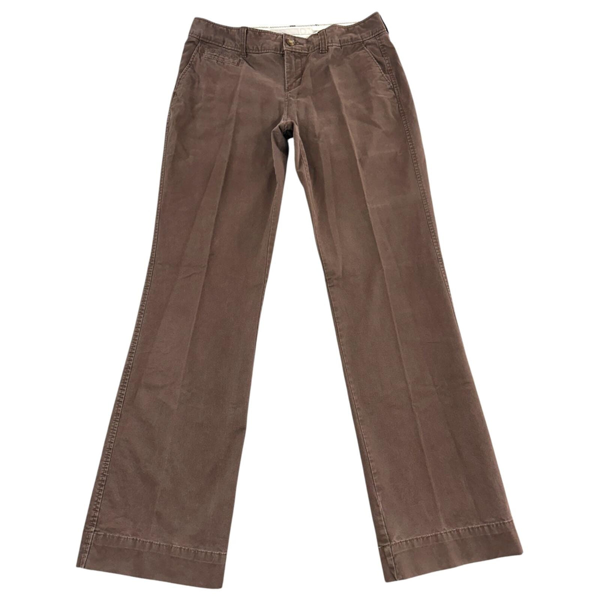 Old Navy Brown Straight Leg Trousers 90s Minimalist Office Siren