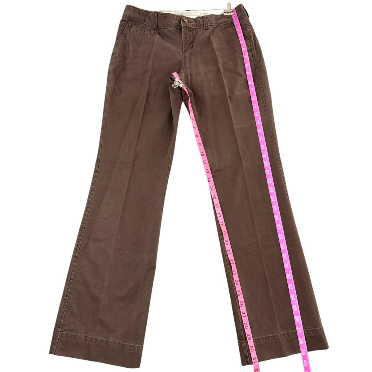 Old Navy Brown Straight Leg Trousers 90s Minimalist Office Siren