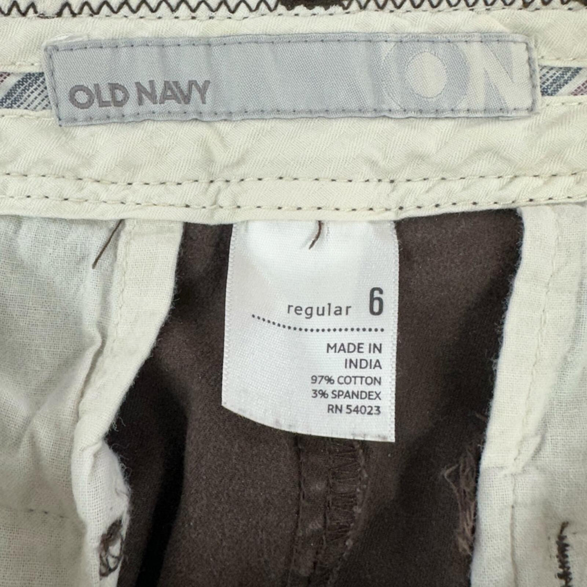 Old Navy Brown Straight Leg Trousers 90s Minimalist Office Siren
