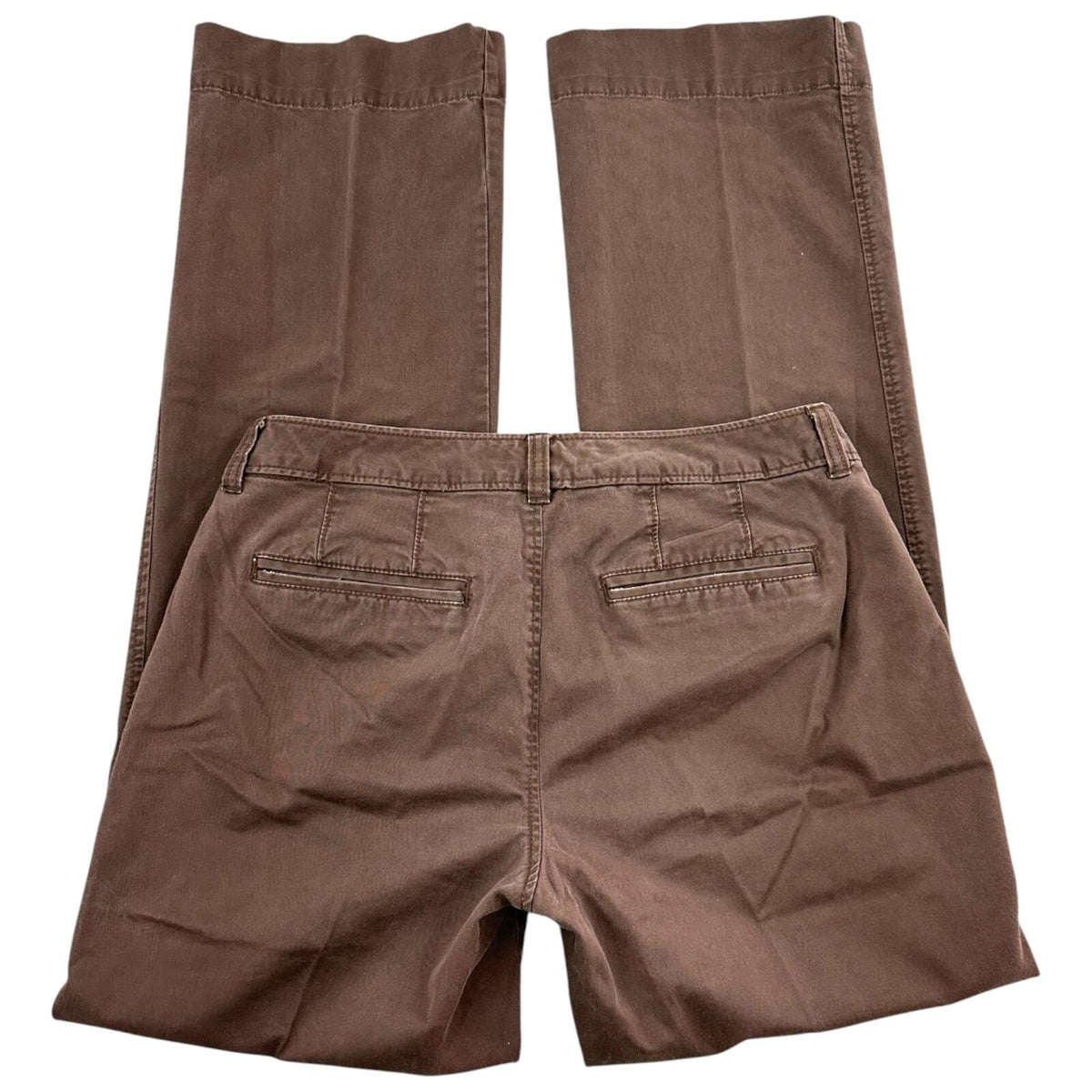 Old Navy Brown Straight Leg Trousers 90s Minimalist Office Siren