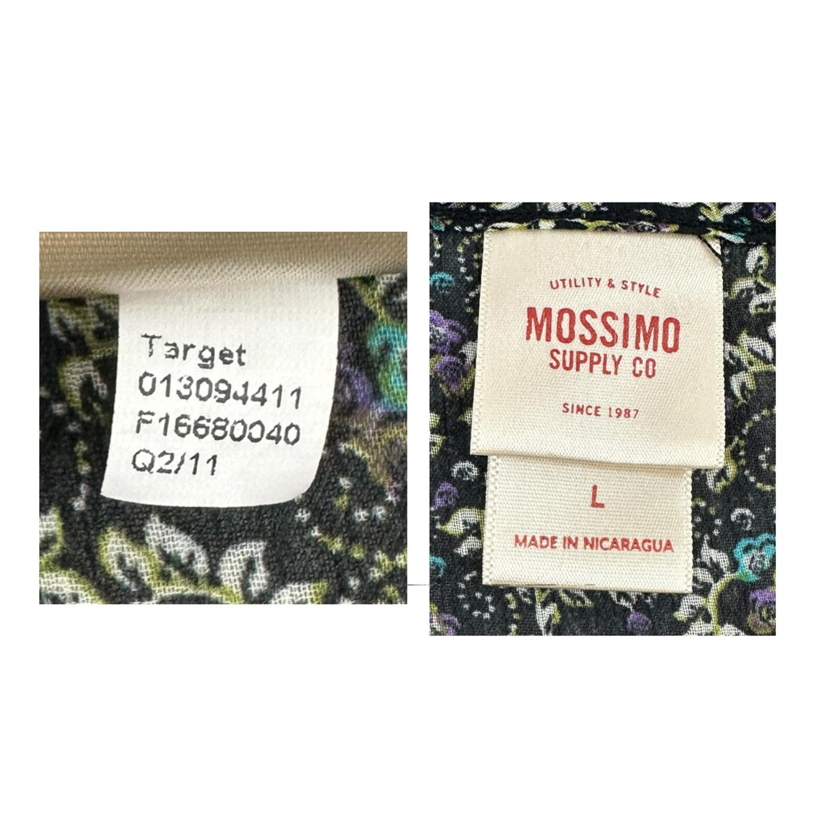 Mossimo Supply Co. Black Floral Tiered Ruffle Tank Top Bohemian