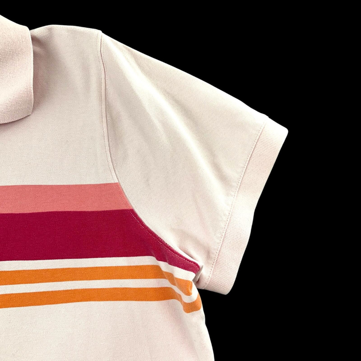 Vintage St. John’s Bay Sunset Striped Retro Polo
