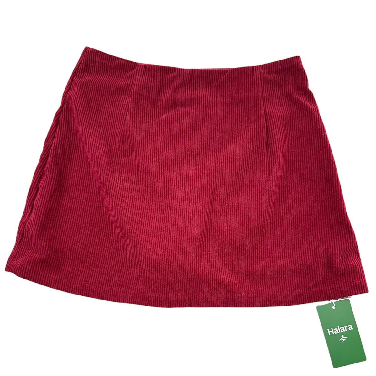 Halara Corduroy Skort Deep Wine Red Dark Academia Autumn