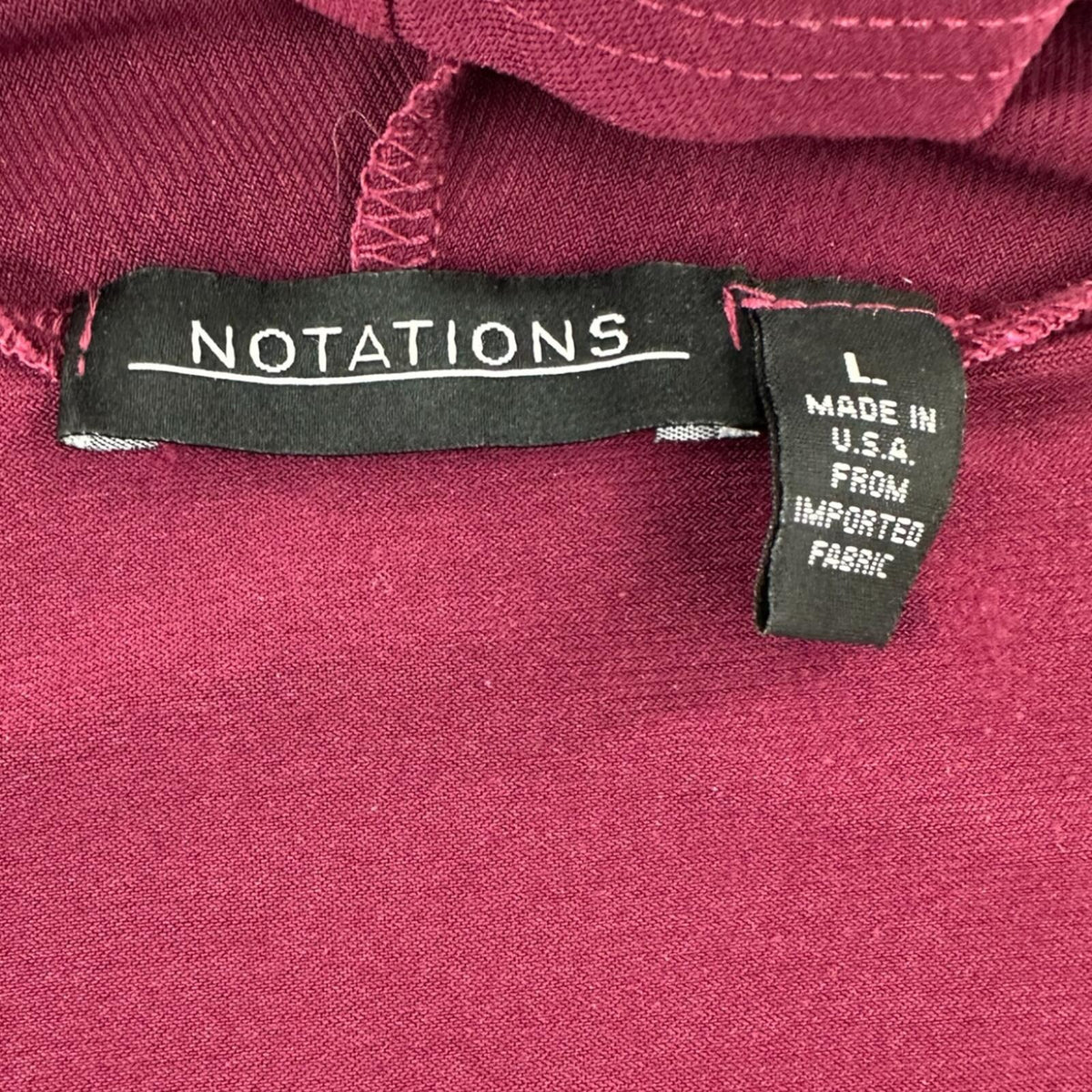 Notations Layered Ruffle Top and Magenta Cardigan Set Y2K Art