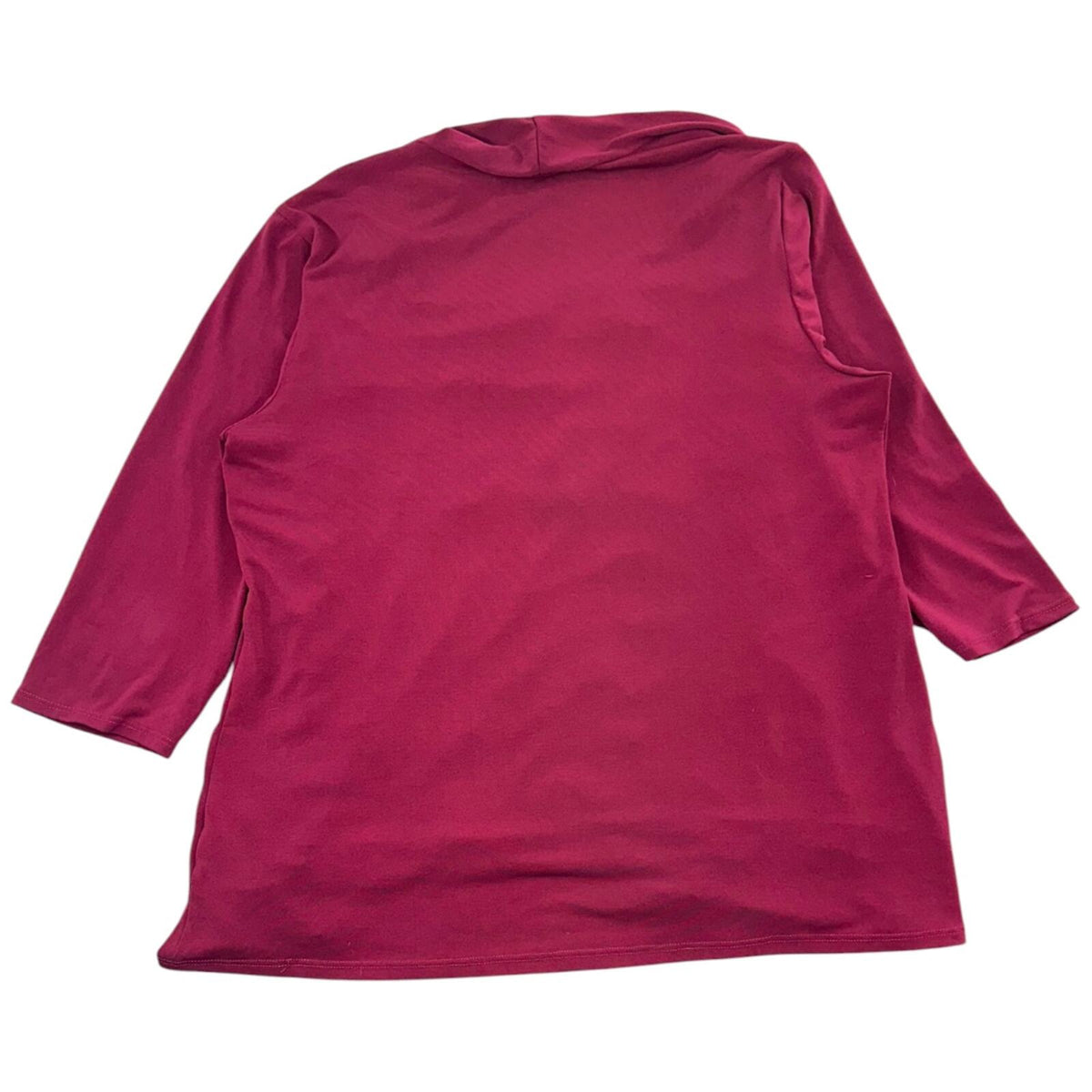 Notations Layered Ruffle Top and Magenta Cardigan Set Y2K Art