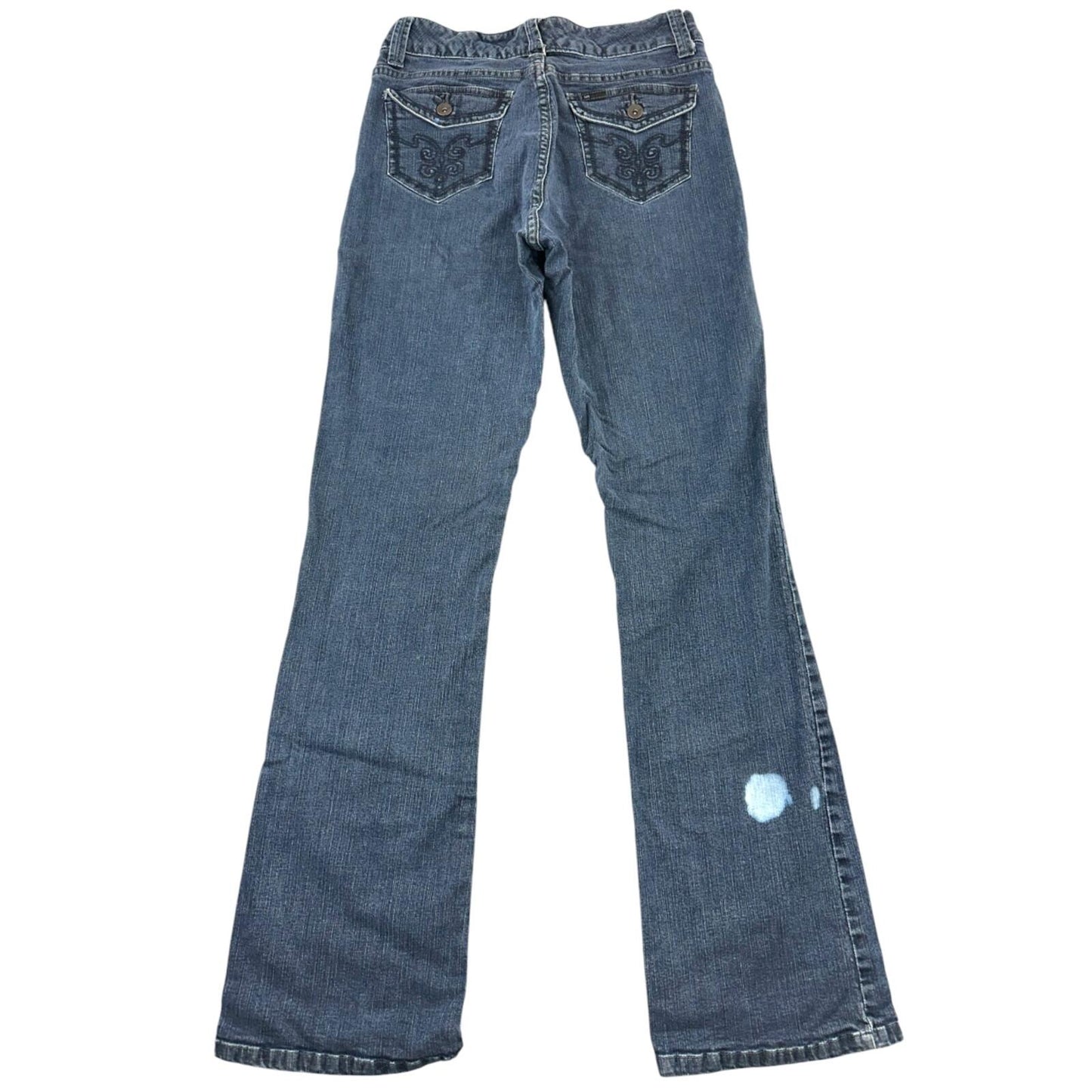 Lee Y2K Bootcut Jeans with Embroidered Back Pockets Medium Dark Wash
