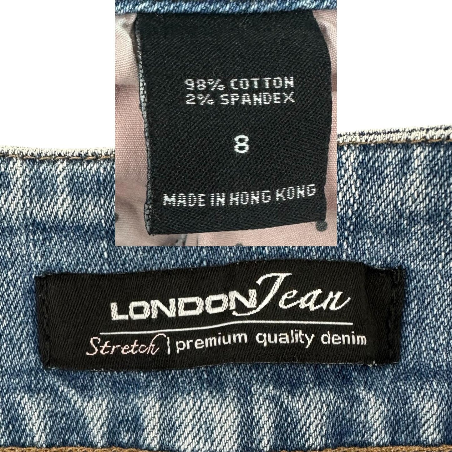 London Jeans Y2K Light Wash Flare Denim Bootcut Jeans Vintage Indie Sleek