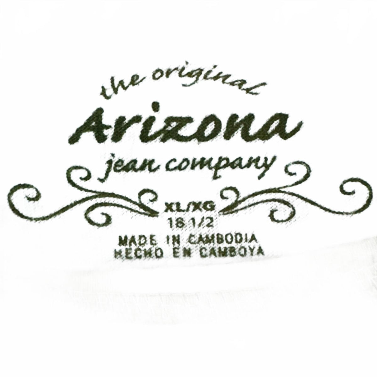 Arizona Jean Co. Tan Tie Dye Ornate Graphic Tee