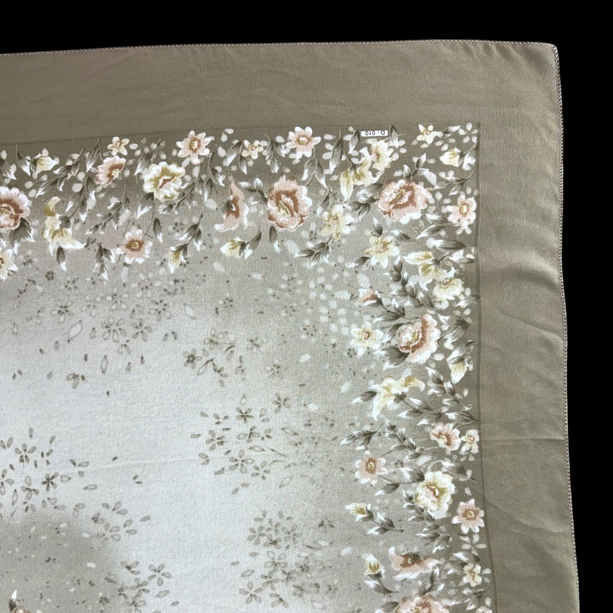 Vintage Bloom Voal Square Wrap